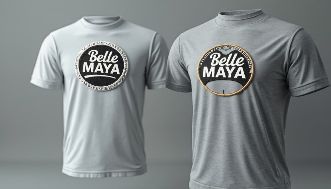 Professional DTF and screen printing equipment at Belle Maya Prints showing comparison of printing methods