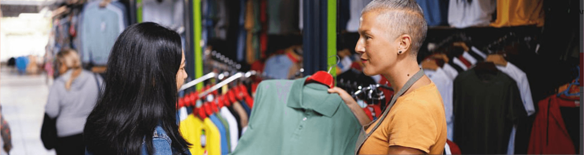 Professional team in custom business polo shirts