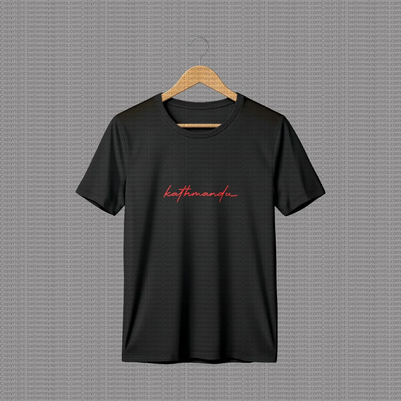 Cursive Kathmandu City T-shirt - Image 2